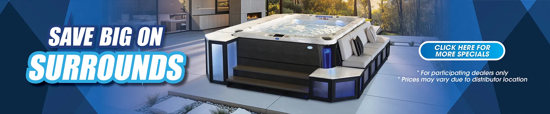 Calspas hot tub being used in a family setting - Grimes