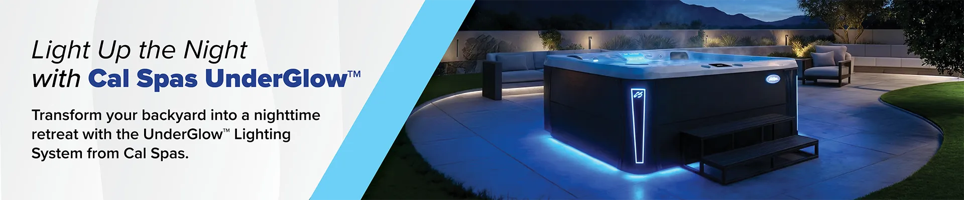 Calspas hot tub being used in a family setting - Grimes